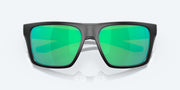 Green Mirror Polarized Glass Lenses, Matte Black Frame