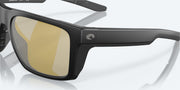 Sunrise Silver Mirror Polarized Glass Lenses, Matte Black Frame