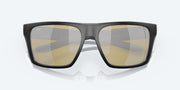 Sunrise Silver Mirror Polarized Glass Lenses, Matte Black Frame