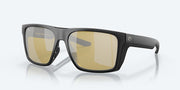 Sunrise Silver Mirror Polarized Glass Lenses, Matte Black Frame