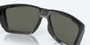 [Gray Polarized Glass Lenses, Matte Black Frame]