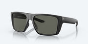 Gray Polarized Glass Lenses, Matte Black Frame