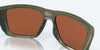 [Green Mirror Polarized Glass Lenses, Steel Gray Metallic Frame]