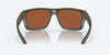 [Green Mirror Polarized Glass Lenses, Steel Gray Metallic Frame]