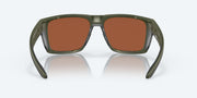 Green Mirror Polarized Glass Lenses, Steel Gray Metallic Frame