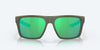 [Green Mirror Polarized Glass Lenses, Steel Gray Metallic Frame]