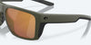 [Gold Mirror Polarized Glass Lenses, Matte Olive Frame]