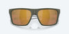 [Gold Mirror Polarized Glass Lenses, Matte Olive Frame]