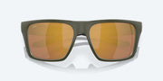 Gold Mirror Polarized Glass Lenses, Matte Olive Frame