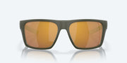 Gold Mirror Polarized Glass Lenses, Matte Olive Frame