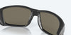 [Blue Mirror Polarized Glass Lenses, Matte Black Frame]