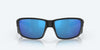 [Blue Mirror Polarized Glass Lenses, Matte Black Frame]