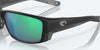 [Green Mirror Polarized Glass Lenses, Matte Black Frame]