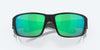 [Green Mirror Polarized Glass Lenses, Matte Black Frame]