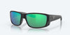 [Green Mirror Polarized Glass Lenses, Matte Black Frame]