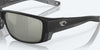 [Gray Silver Mirror Polarized Glass Lenses, Matte Black Frame]