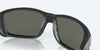 [Gray Silver Mirror Polarized Glass Lenses, Matte Black Frame]