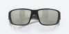 [Gray Silver Mirror Polarized Glass Lenses, Matte Black Frame]