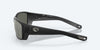 [Gray Silver Mirror Polarized Glass Lenses, Matte Black Frame]