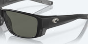 Gray Polarized Glass Lenses, Matte Black Frame