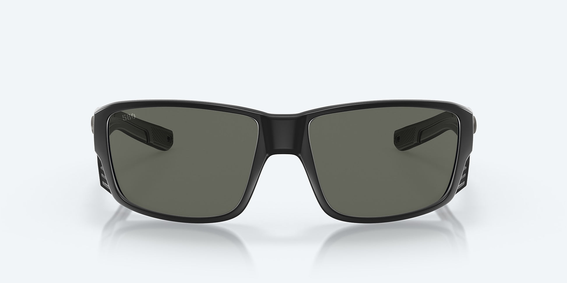 [Gray Polarized Glass Lenses, Matte Black Frame]