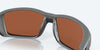 [Green Mirror Polarized Glass Lenses, Matte Gray Frame]