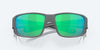 [Green Mirror Polarized Glass Lenses, Matte Gray Frame]