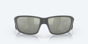 Gray Silver Mirror Polarized Glass Lenses, Matte Gray Frame