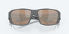 [Copper Silver Mirror Polarized Glass Lenses, Matte Gray Frame]