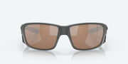 Copper Silver Mirror Polarized Glass Lenses, Matte Gray Frame