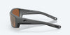 [Copper Silver Mirror Polarized Glass Lenses, Matte Gray Frame]