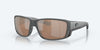 [Copper Silver Mirror Polarized Glass Lenses, Matte Gray Frame]