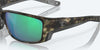 [Green Mirror Polarized Glass Lenses, Matte Wetlands Frame]