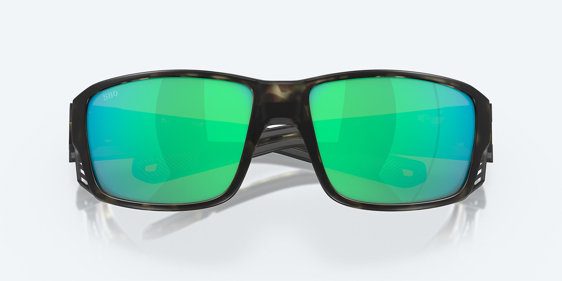 [Green Mirror Polarized Glass Lenses, Matte Wetlands Frame]