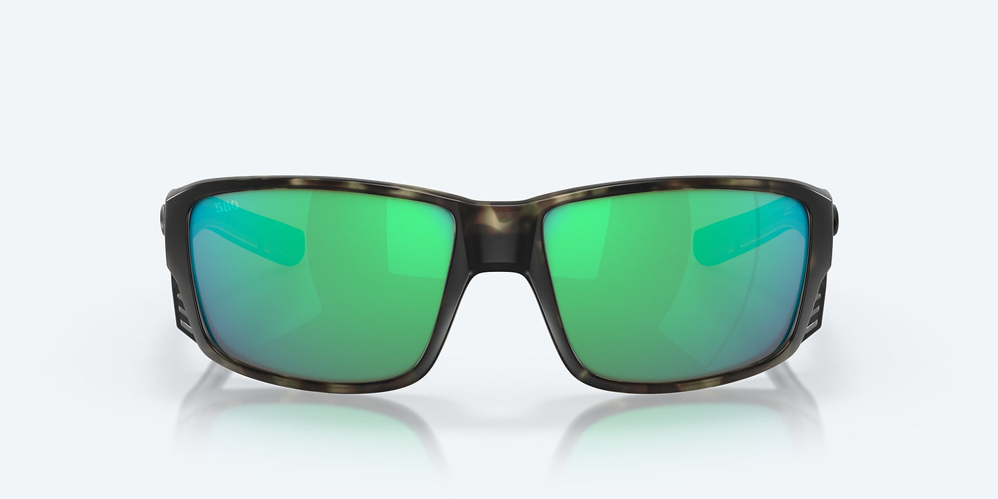 [Green Mirror Polarized Glass Lenses, Matte Wetlands Frame]