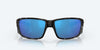 [Blue Mirror Polarized Glass Lenses, Tiger Shark Frame]