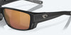 [Gold Mirror Polarized Glass Lenses, Matte Black Frame]