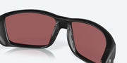 Gold Mirror Polarized Glass Lenses, Matte Black Frame