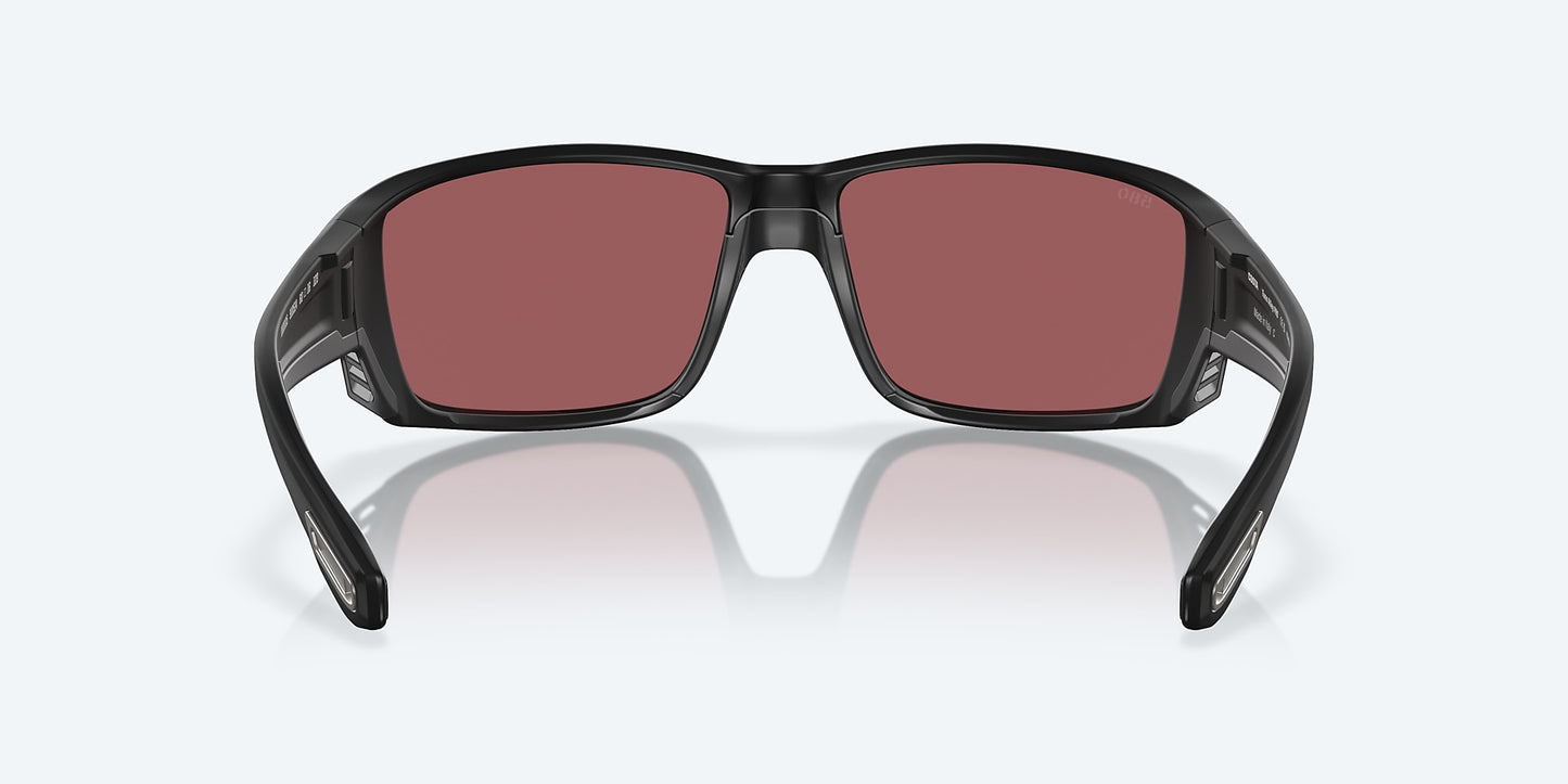 [Gold Mirror Polarized Glass Lenses, Matte Black Frame]