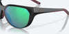 [Green Mirror Polarized Glass Lenses, Matte Black Frame]