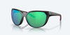 [Green Mirror Polarized Glass Lenses, Matte Black Frame]