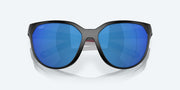 Blue Mirror Polarized Polycarbonate Lenses, Matte Black Frame