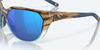 [Blue Mirror Polarized Glass Lenses, Wahoo Frame]