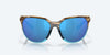 [Blue Mirror Polarized Glass Lenses, Wahoo Frame]