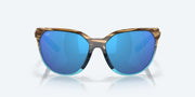 Blue Mirror Polarized Glass Lenses, Wahoo Frame