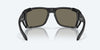 [Blue Mirror Polarized Glass Lenses, Black Pearl Frame]