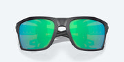 Green Mirror Polarized Glass Lenses, Black Pearl Frame