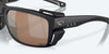 [Copper Silver Mirror Polarized Glass Lenses, Black Pearl Frame]