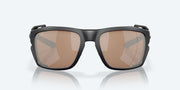 Copper Silver Mirror Polarized Glass Lenses, Black Pearl Frame