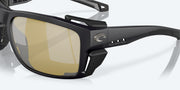 Sunrise Silver Mirror Polarized Glass Lenses, Black Pearl Frame